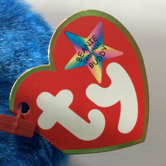 Ty Beanie Buddy "Unity"  Blue Bear NWT Excellent Condition - Picture 6 of 8